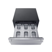 23.63 in. Commercial Refrigerator with Drawer in Stainless Steel by Summit Appliance – 34.0" H x 23.63" W x 23.5" D, 4.76 cubic_feet, Black, Model SCR615TD