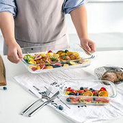 M MCIRCO Glass Bakeware Set with Lids, 8 Piece, Green