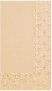 Hoffmaster 180543 Dinner Napkin, Regal Embossed, 2-Ply, 1/8 Fold, 17" Length x 15" Width, Beige (8 Packs of 125)