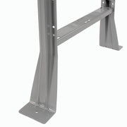 Fixed Height Workbench Flared Leg by Global Industrial – 36"L x 60"W x 34"H, Steel, Gray, Model 183430