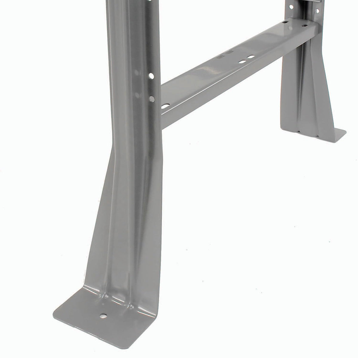 Fixed Height Workbench Flared Leg by Global Industrial – 36"L x 60"W x 34"H, Steel, Gray, Model 183430
