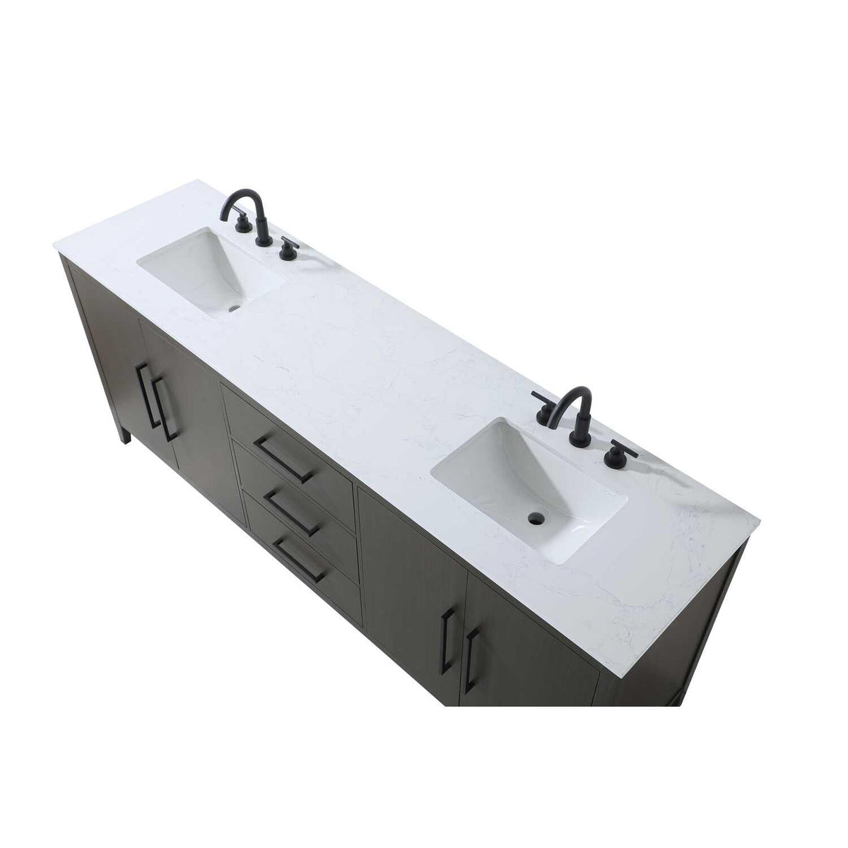 Mocha Brown Millie Bathroom Vanity by by Elegant Lighting – Solid wood and MDF, Mocha Brown, Model 5608093