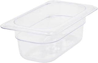 Thunder Group Ninth size 2.5 inch deep polycarbonate food pan, comes in each