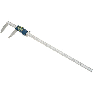 Xtra-Range Digital Caliper - 0-24" Range by Fowler – 32"L x 7"W x 1.5"H, Stainless Steel, Gray/Blue, Model 54-100-024-1
