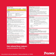 Tylenol 24 Count / White / Muscle Aches Tablets-24 ct Acetaminophen