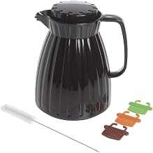 HUBERT 0.6 L Black Plastic Server