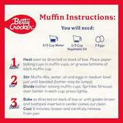 Betty Crocker Cinnamon Streusel / 13.9 Ounce (Pack of 4) / 1 Muffins & Quickbreads