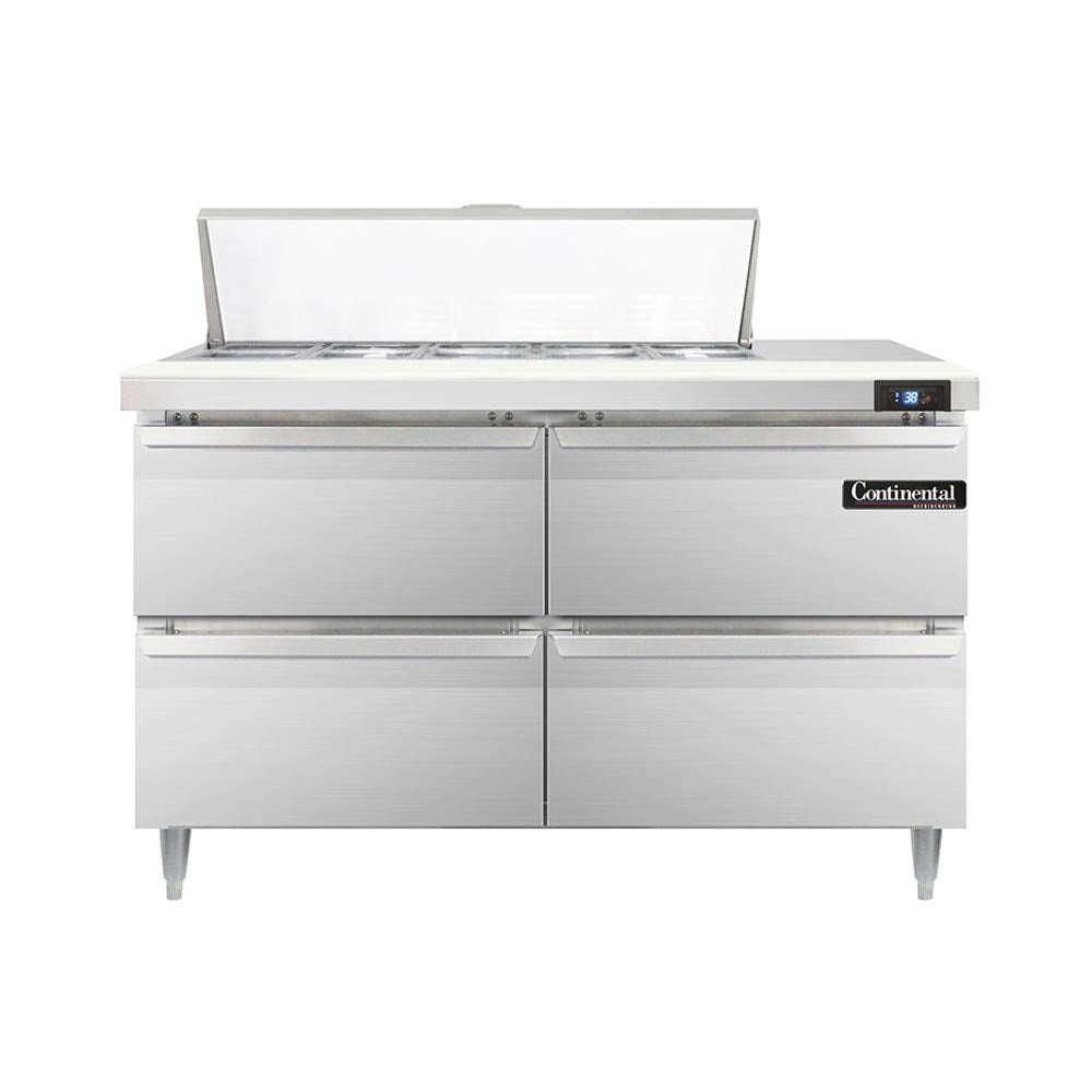 DL48-10-D Designer Line Sandwich Unit by Continental Refrigerator – Commercial Grade