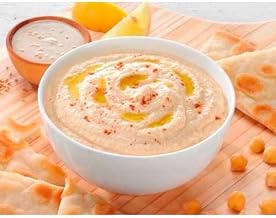 Grecian Delight Fresh Traditional Hummus, 0.5 Gallon -- 2 per case.