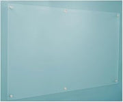 Global Industrial 72" W x 48" H Frosted Glass Dry Erase Board, Frameless