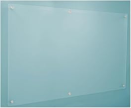 Global Industrial 72" W x 48" H Frosted Glass Dry Erase Board, Frameless