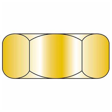 Finished Hex Nut by Brighton-Best – 1/4-20, Low Carbon Steel, Model 319025