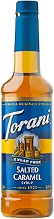 Torani Sugar Free Salted Caramel Syrup, 25.4 oz