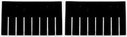Akro-Mils 41166 12 Pack Plastic Divider for Akro-Grid Slotted Stackable Dividable Storage Tote Container Box, Compatible with 33166, Short Divider