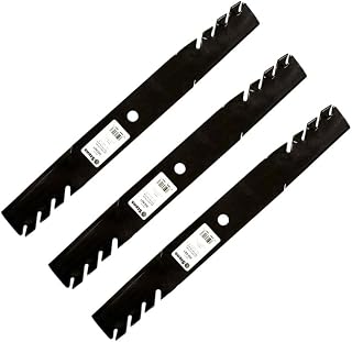 3 Pack Toothed Blades fit Spartan 438-0002-00 RT SRT 61" Mower Deck RZ Pro, RT Pro, RT HD, SRT Pro, SRT HD, SRT XD