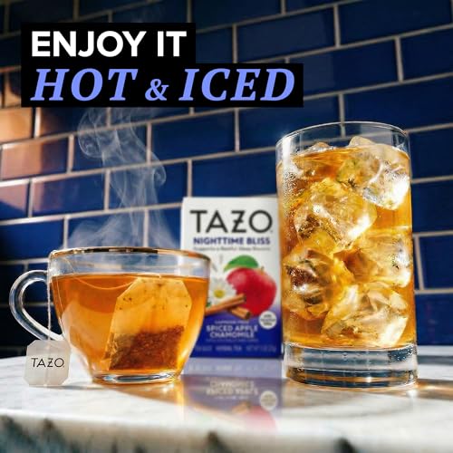 TAZO Spiced Apple Chamomile / 16 Count (Pack of 1) / 16 Herbal