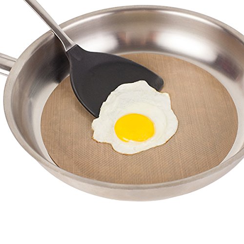 World Cuisine Non-Stick Cooking Pan Liners by PADERNO – Set/2, Silicone, Pack of 2, Model A4768923