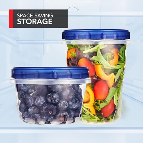 Stock Your Home 16 Count / Blue / 32.0 ounces Container Sets