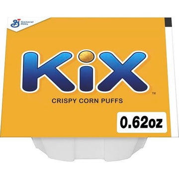 Kix Cereal Crispy Corn Puffs by General Mills – Pack of 96