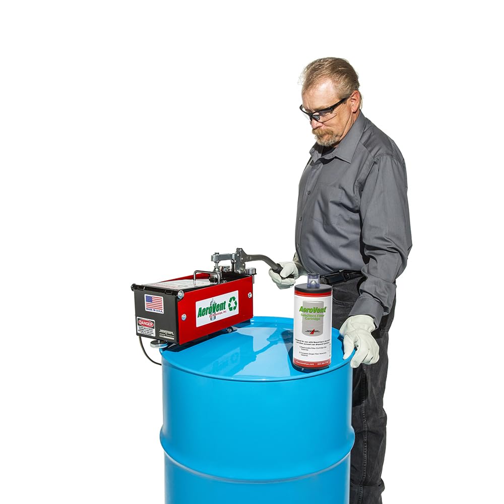 Newstripe Single Can Disposal System by Aerovent – 30"L x 8"W x 11"H, All Welded Steel W/Non-Sparking Components, Green, Model 10004840