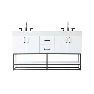 Caroline Bathroom Vanity White by Lighting Design – Wood, White, Model VF29260DWH