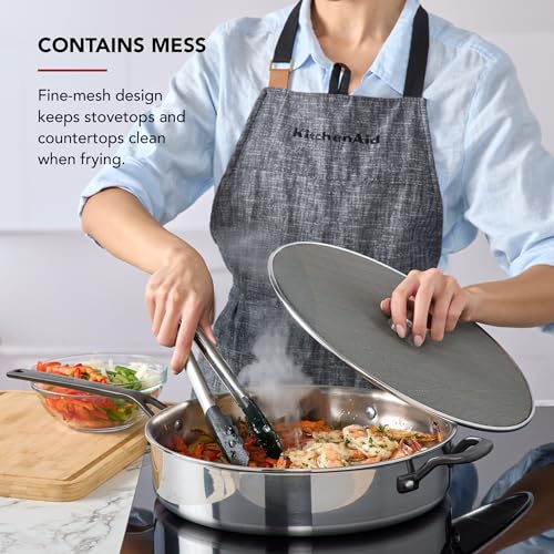 KitchenAid Stainless Steel / 13 inches / 1 Splatter Screens