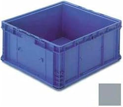 Lewis Bins+ ORBIS Stakpak NXO2422-11 Modular Straight Wall Container, 24"L x 22-1/2"W x 10-29/32"H, Gray