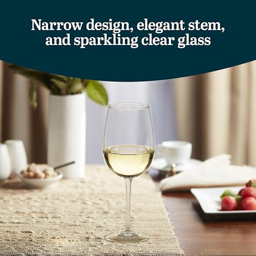 Libbey Classic White 6 / 6 count / Elegant Wine Glasses