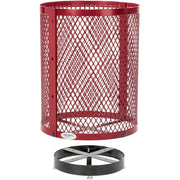 Global Industrial Red / Industrial / 36.0 gallons Trash, Recycling & Compost