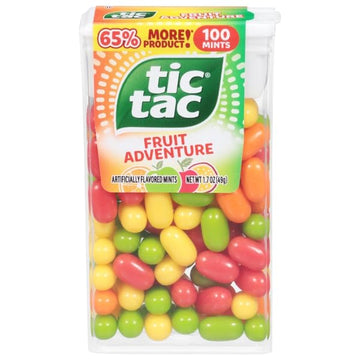 Fruit Adventure Mints by Tic Tac – 2 inches, Model TT019