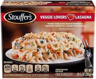 Stouffer's Vegetable Lasagna, 10.5 oz. (Pack of 12)