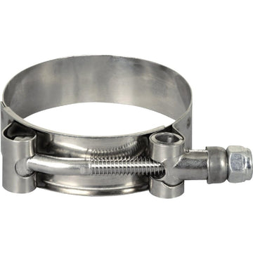 (UT-162) Ultra T-Bolt Clamp by Apache – 1.62 inches - 1.87 inches, Stainless Steel, Silver, Model 43082000