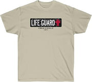 Life Guard - He Who Has The Son Has Life - Christian T-Shirt 5X-Large Sand