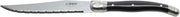 Winco Stainless Steel Steak Knife, Pointed Tip, ABS Handle (Set of 12)