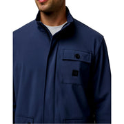 Cotton by TravisMathew – XX-Large, Leather, Mood Indigo, Model Horizon Jacket