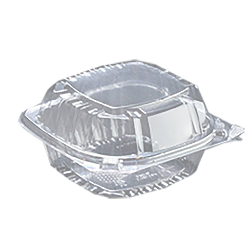 Pactiv YCI820500000 PE 5 in. Hinged Container44; Clear - Pack of 375