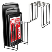 Stock Your Home Black / 11 inches (H) x 9.25 inches (W) x 7.2 inches (D) / Minimalist Pot Lid Holders