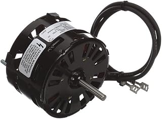 Fasco D105 3.3" Frame Open Ventilated Shaded Pole General Purpose Motor with Sleeve Bearing, 1/37HP, 1500rpm, 115V, 60Hz, 0.94 amps