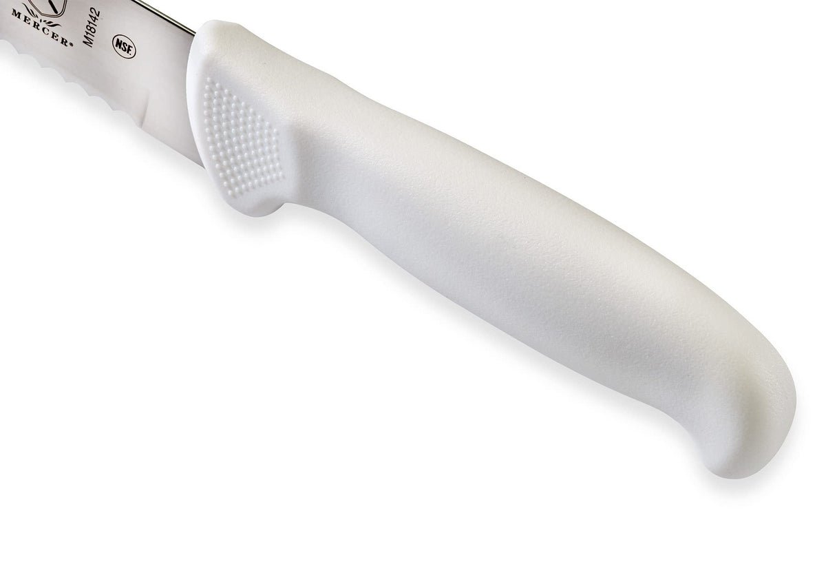 Mercer Culinary 10" / White / Wavy Edge Slicer Knife 10 Inch Boning Knives