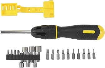 STANLEY Screwdriver Set, Multibit, Ratcheting, 20-Pack (62-574)
