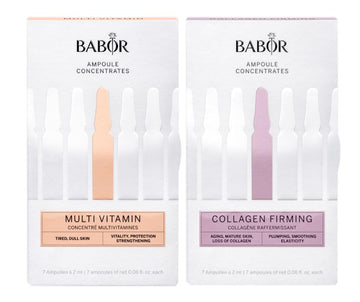 Multi-Vitamin & Collagen Firming Ampoule Serum Concentrate Bundle by BABOR – Commercial Grade