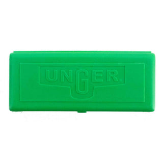 Plastic Clips And Case by UNGER – Rubber, Green, Model PCLIP