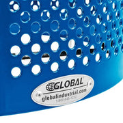 Global Industrial Blue / Industrial / 36.0 gallons Outdoor Trash Cans