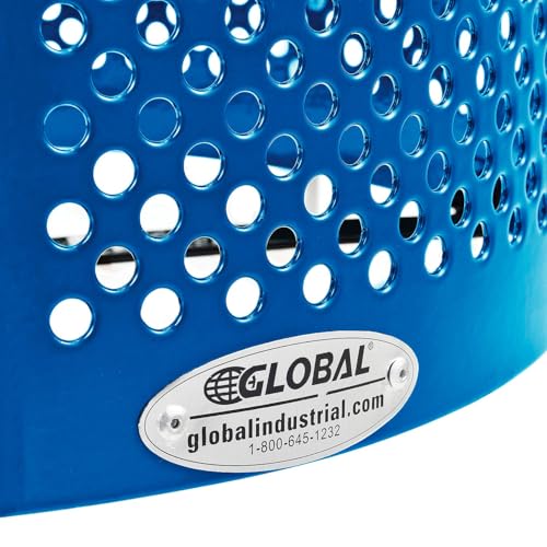 Global Industrial Blue / Industrial / 36.0 gallons Outdoor Trash Cans