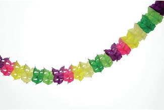 HUBERT Rainbow Arch Paper Garland - 12'L