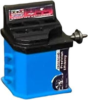 Tire Balancer Model Miniature Workshop Tire Dynamic Balancing Machine Car Garage Repair Shop Accessory PP Detailed Suitable for Collectors Hobbyists, Blue