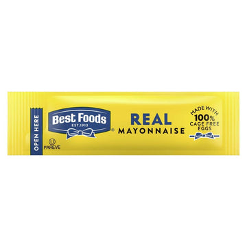 Real Mayonnaise Packets Single Serve by Best Foods – 0.38 Fl Oz (Pack of 210), Stick Packs, Model 7016450