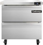 SWF32-D Single Section Work Top Freezer 32" W, With Drawers