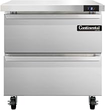SWF32-D Single Section Work Top Freezer 32" W, With Drawers