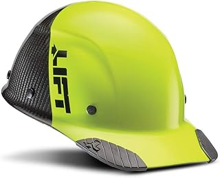 LIFT Safety DAX Fifty 50 Carbon Fiber Cap Style Hardhat ANSI Compliant 6 Point